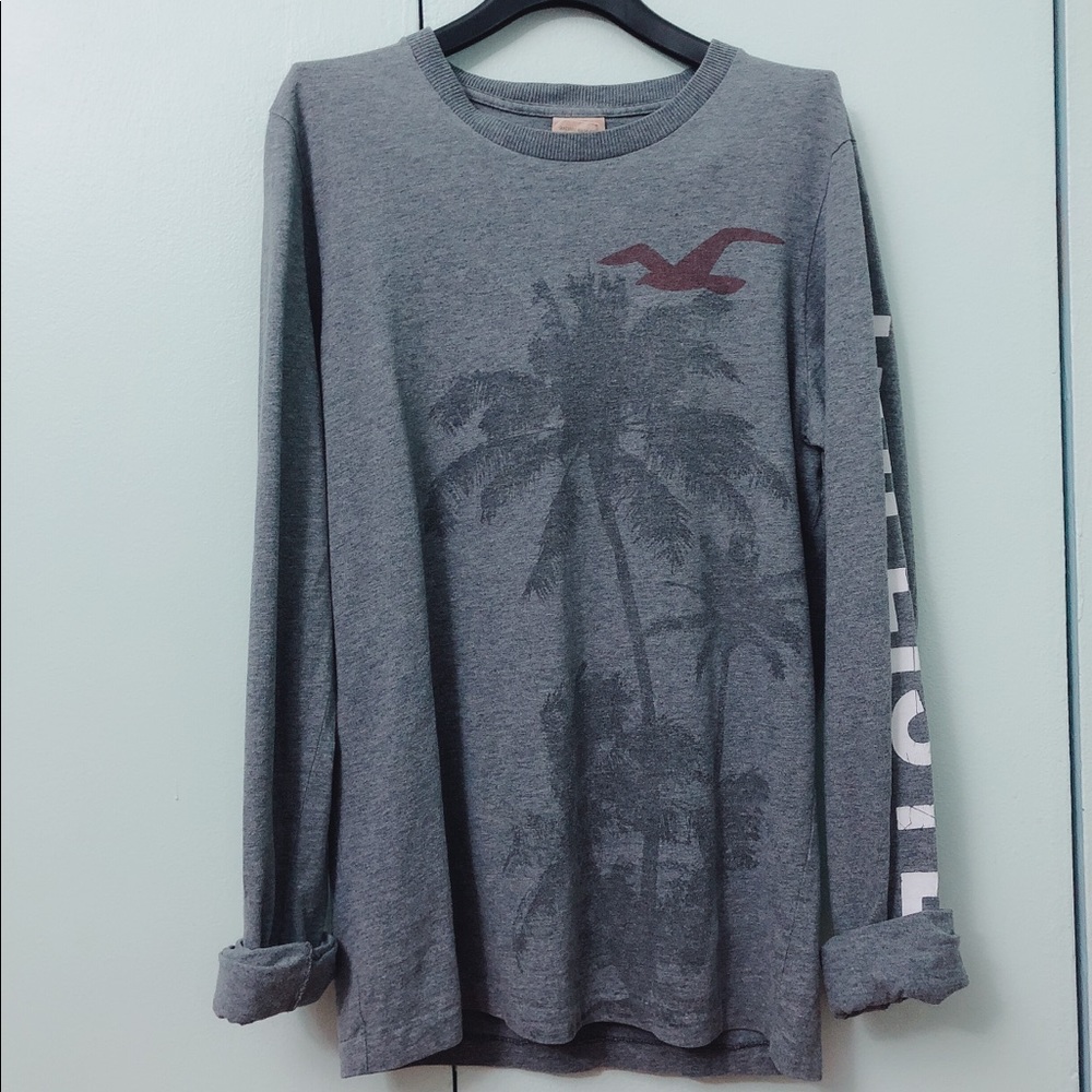 Grey crew neck